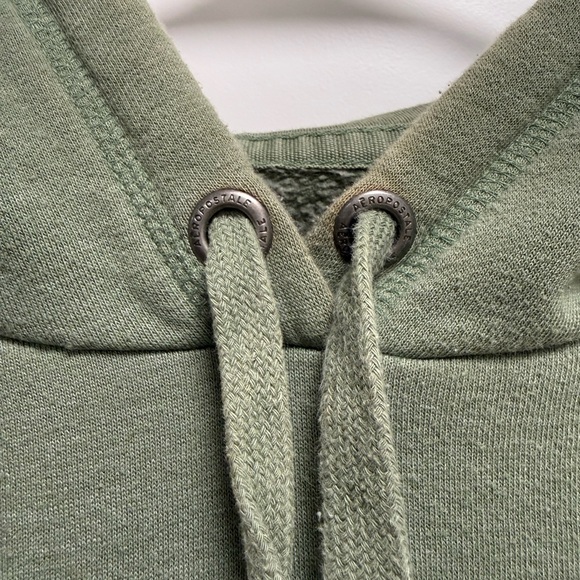 Aeropostale Green Hoodie with Pink Accents - Picture 2 of 2